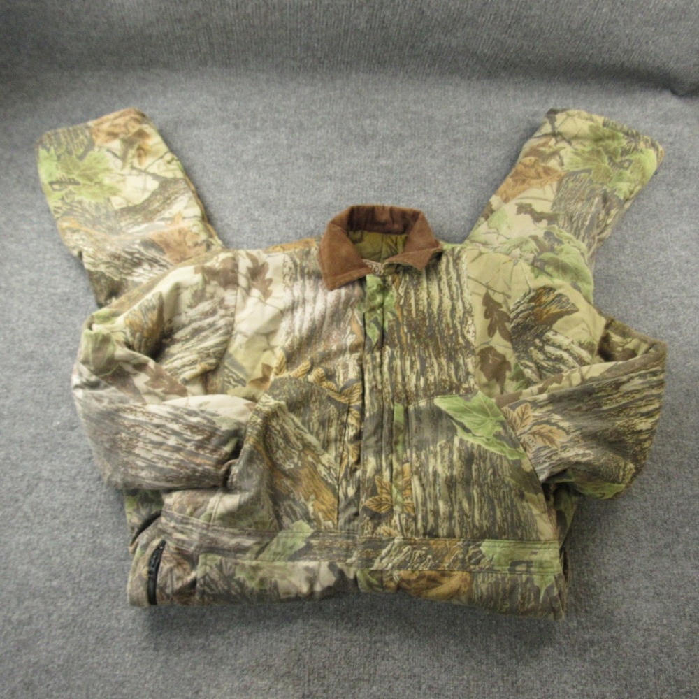 VTG 90s Walls Blizzard Pruf Insulated Coveralls Realtree Camo XL Reg USA Hunting